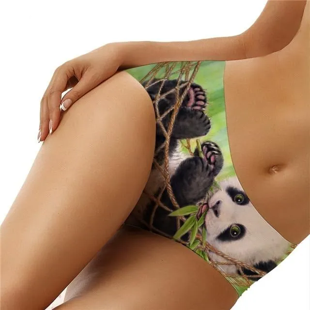 Panda Print Panties<br>Panda Underwear