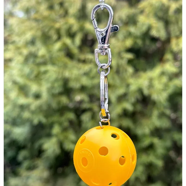 Pickleball Bag Tag-Pull Keychain