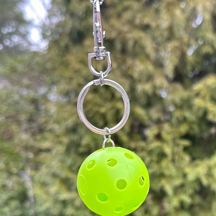 Pickleball Bag Tag-Pull Keychain