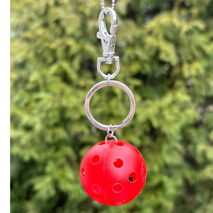 Pickleball Bag Tag-Pull Keychain