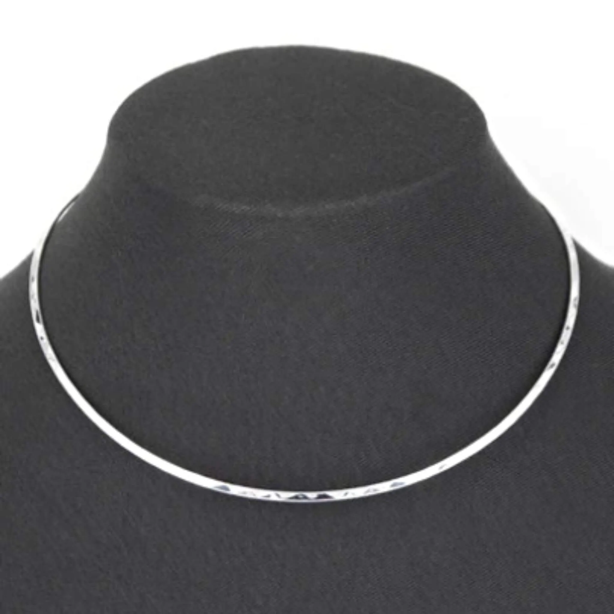 Plated Silver Choker Necklace