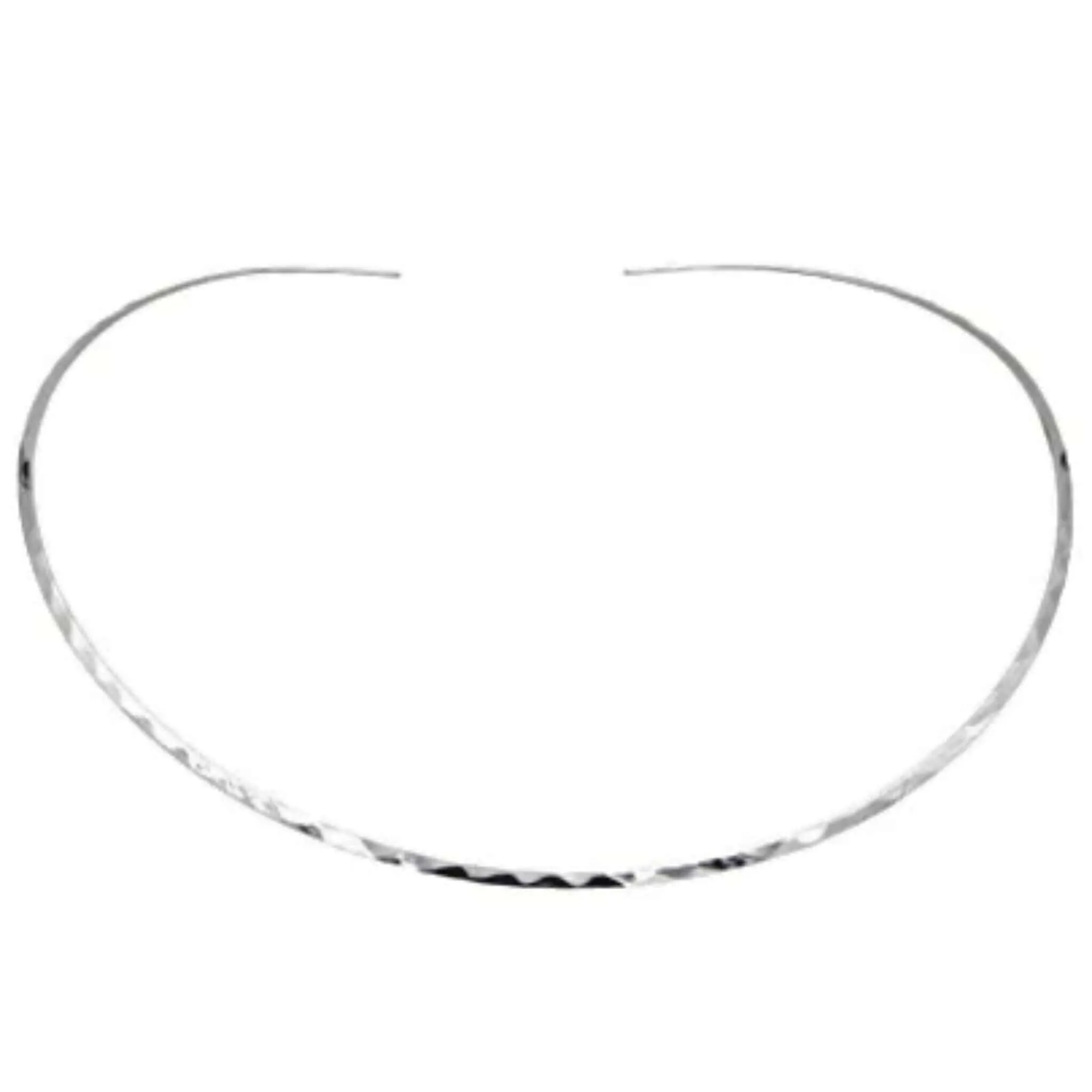 Plated Silver Choker Necklace