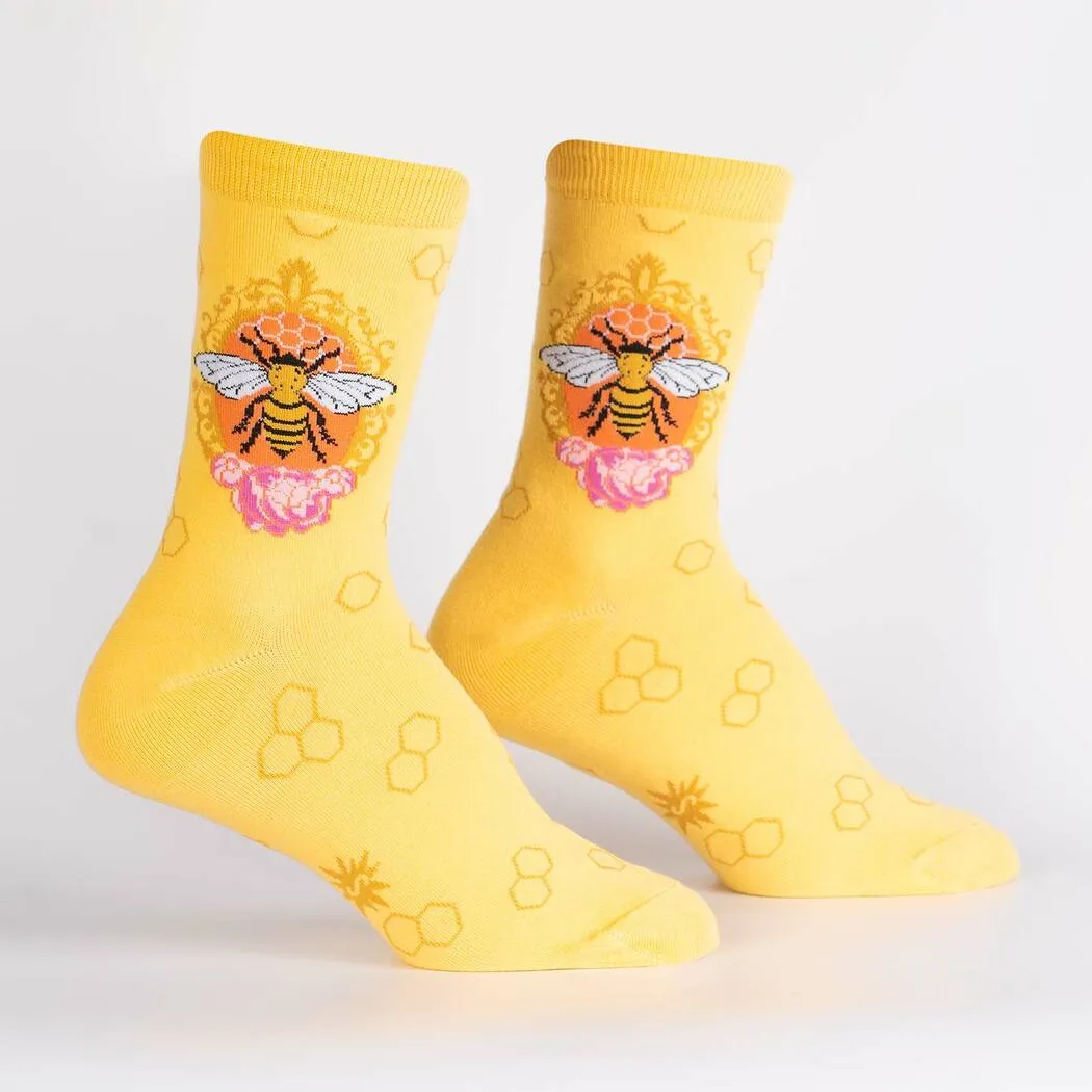 Queen Bee Women's Crew Socks