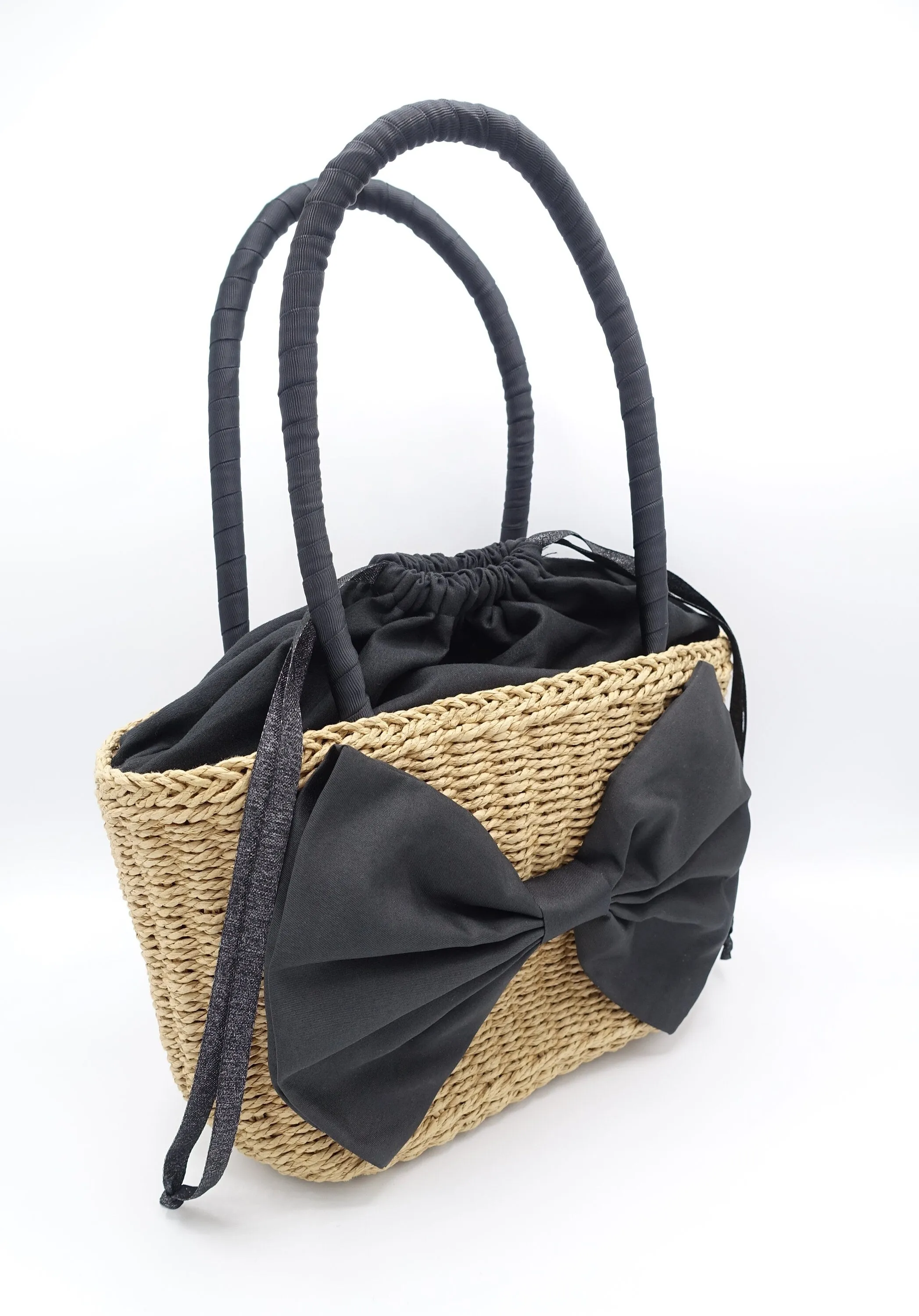 rattan handbag, rattan bow bag, vacation bag for women