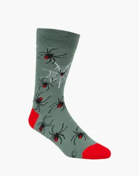 Red Backs Men's Bamboo Socks