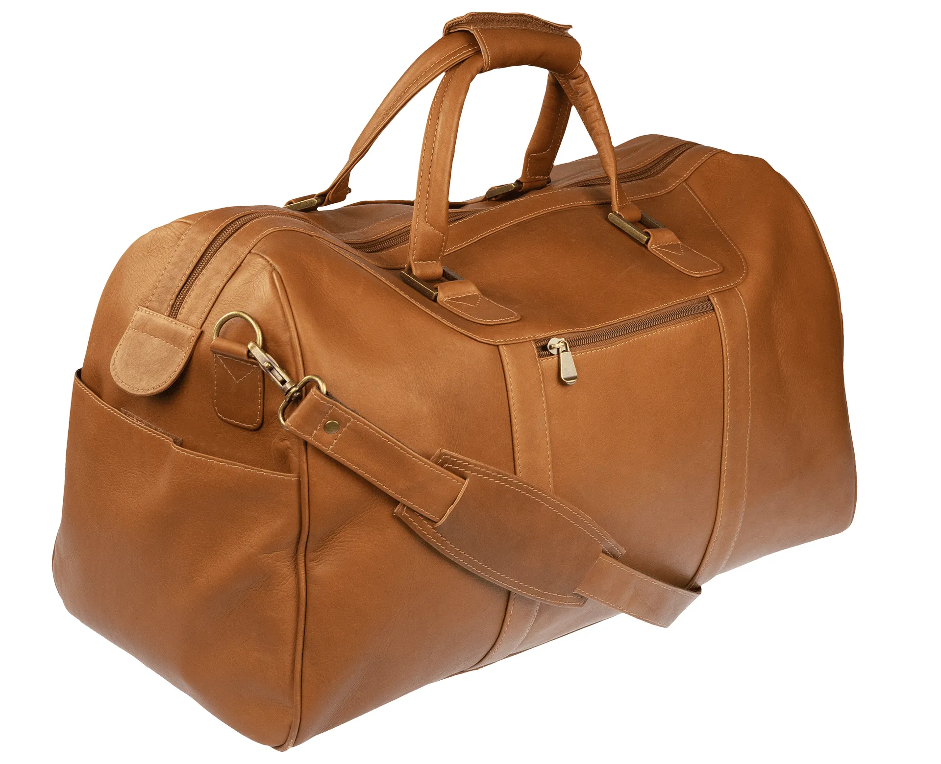 Sarge Sierra Medium Weekender Leather Duffle Bag