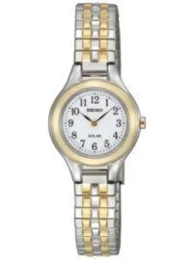 Seiko Womens Solar Stainless Steel Watch