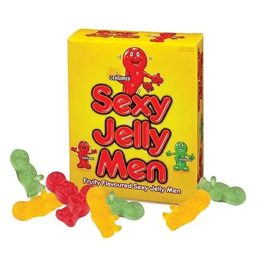 Sexy Colourful Soft Jelly Men with Willies for Her