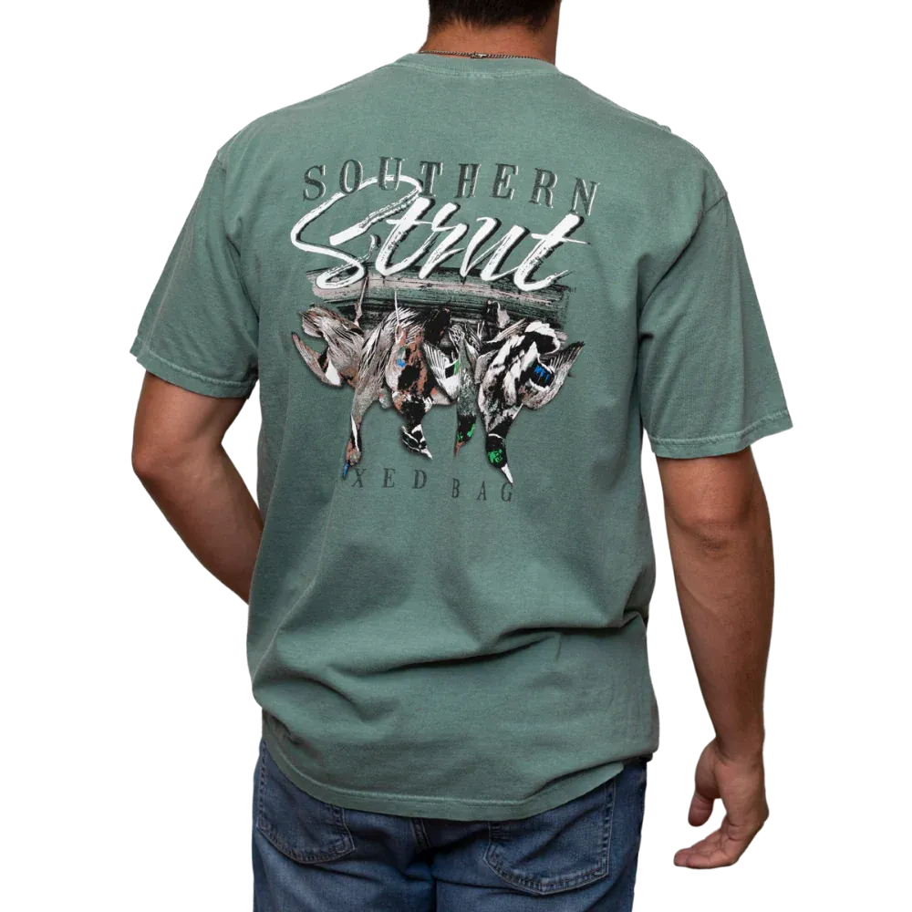 Southern Strut Mixed Bag Tee in Light Green