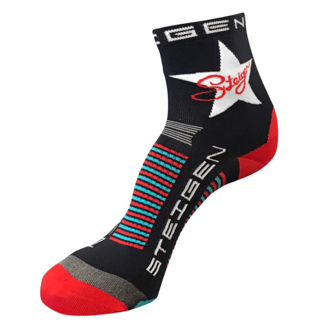 Steigen - Half Length Running Socks - Rock Star