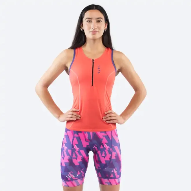 Sub4 Women's Endurance Tri Singlet- Rose Sub