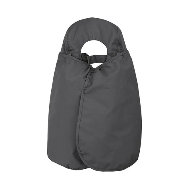 Taslon UV Folding Bill Cap - Charcoal