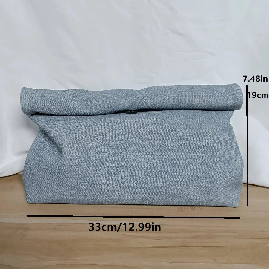 TEEK - Envelope Denim Clutch