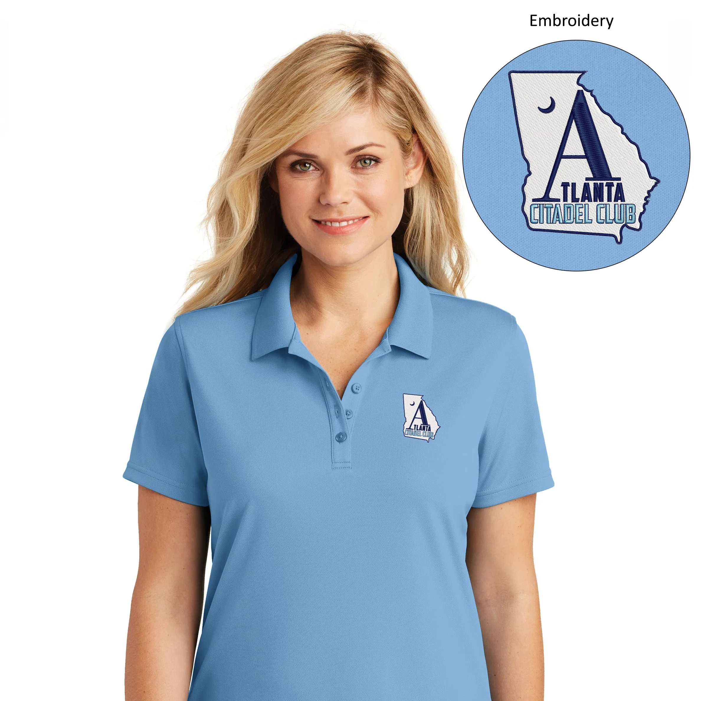 The Citadel, Atlanta Citadel Club Ladies Dry Zone® UV Micro-Mesh Polo