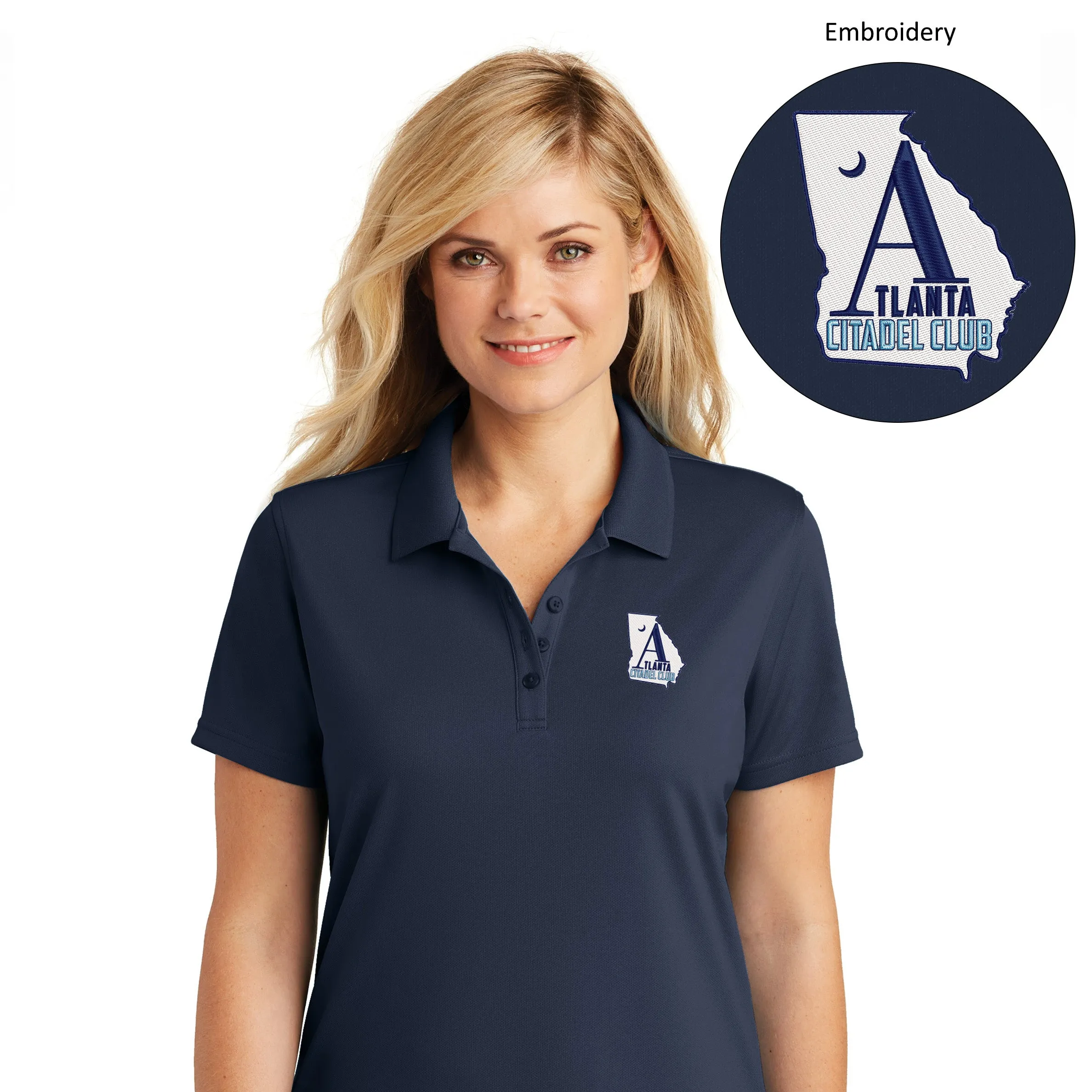 The Citadel, Atlanta Citadel Club Ladies Dry Zone® UV Micro-Mesh Polo