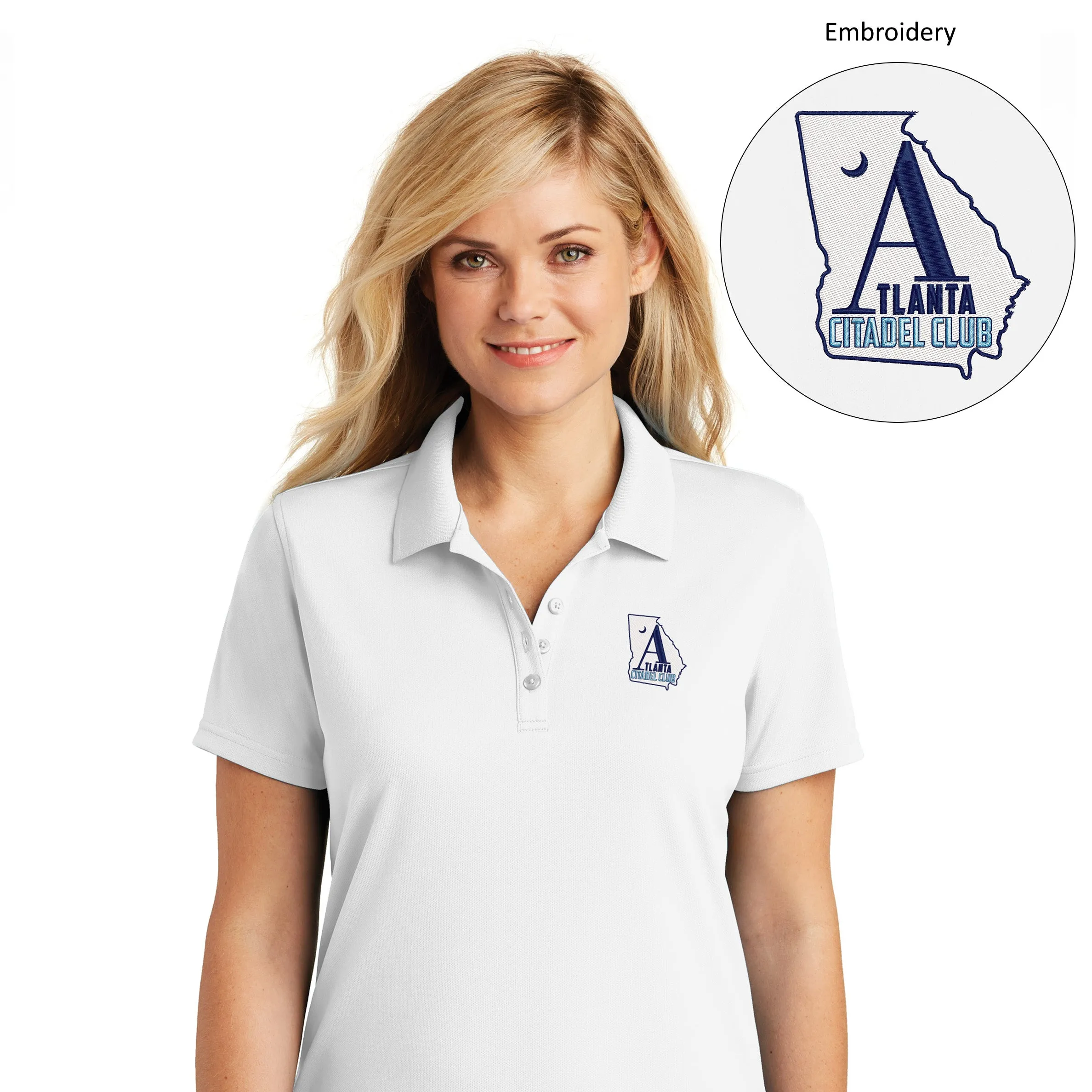 The Citadel, Atlanta Citadel Club Ladies Dry Zone® UV Micro-Mesh Polo