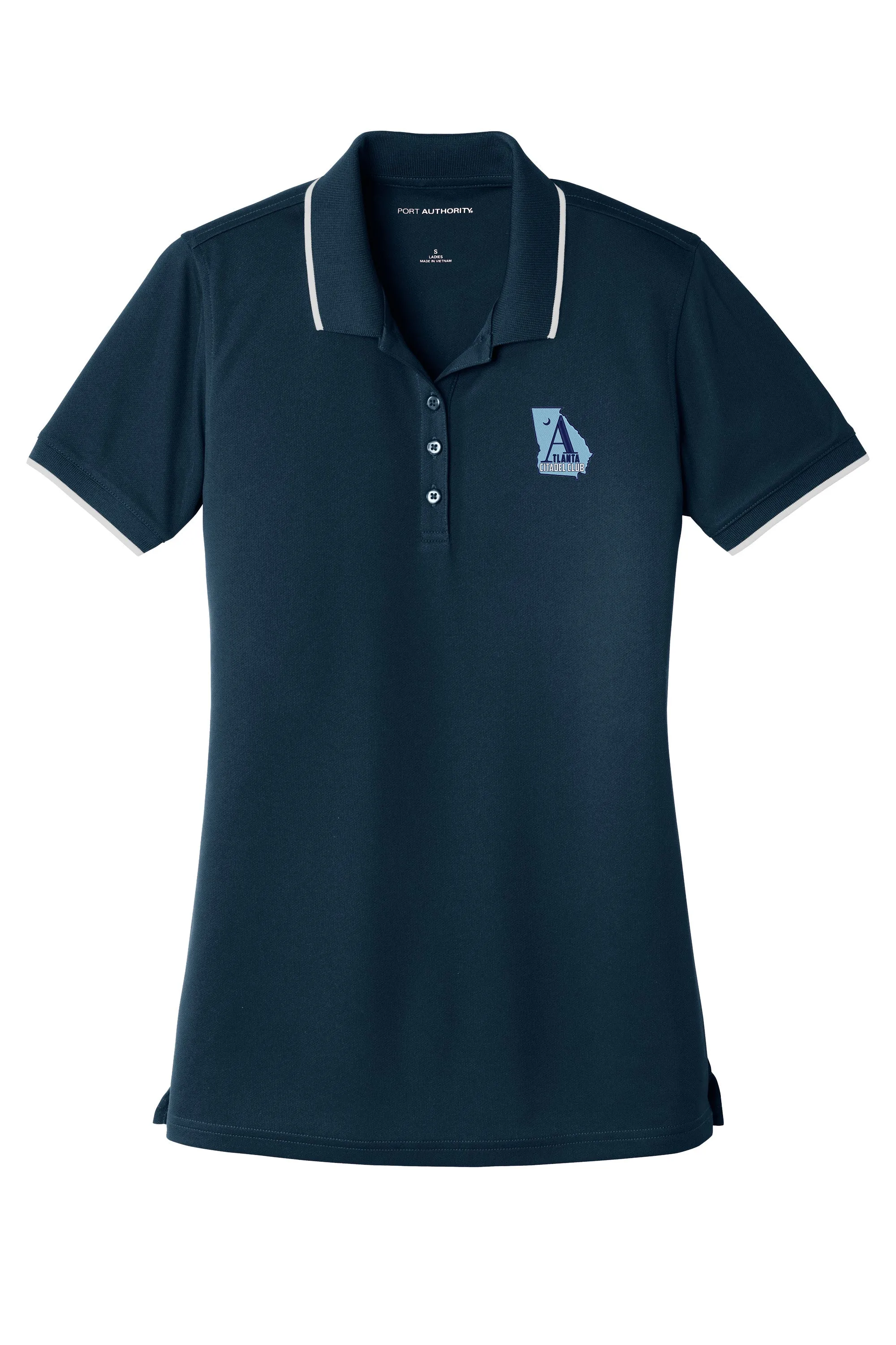 The Citadel, Atlanta Citadel Club, Port Authority® Ladies Dry Zone® UV Micro-Mesh Tipped Polo