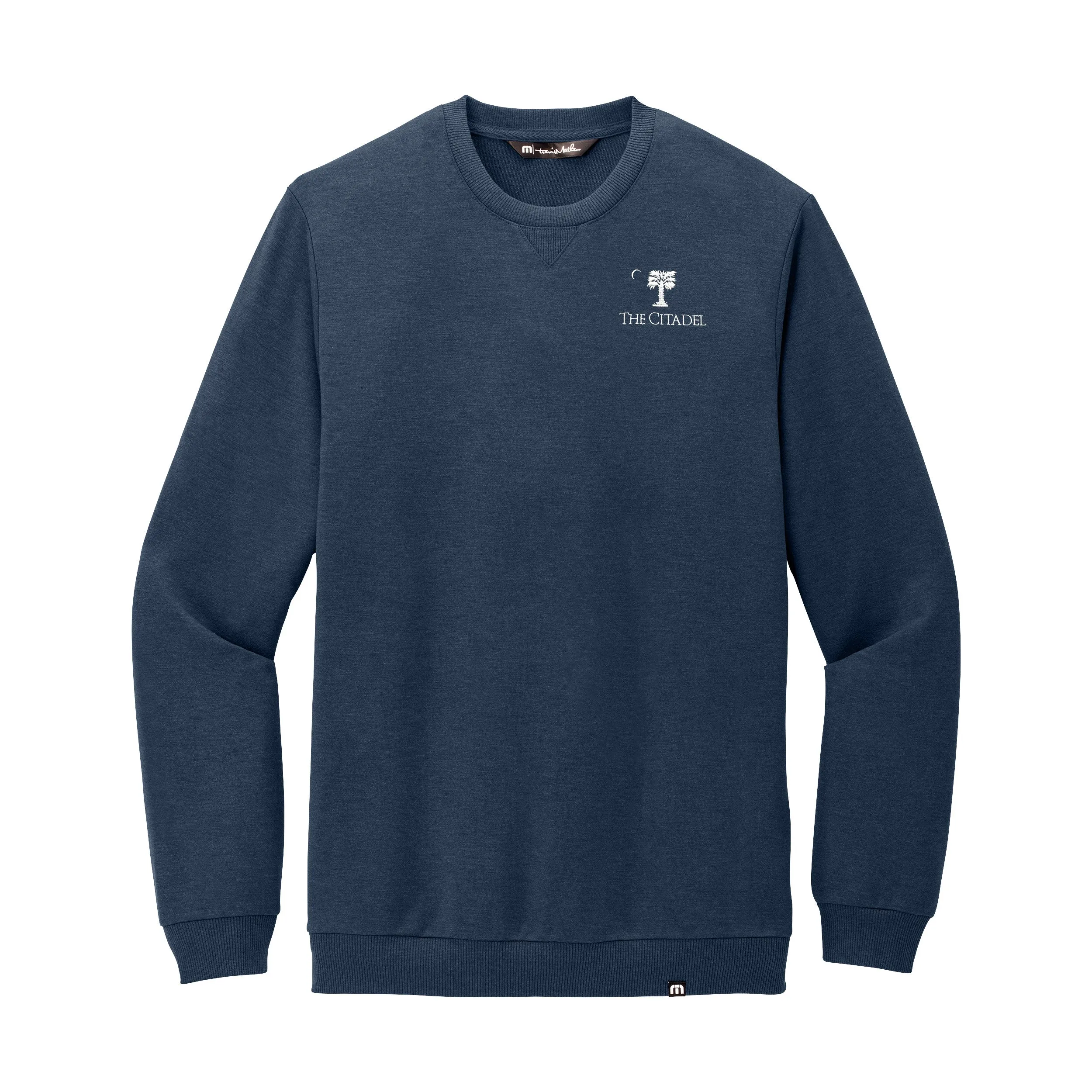 The Citadel, Big Red Logo, TravisMathew Long Weekend Crew Sweatshirt