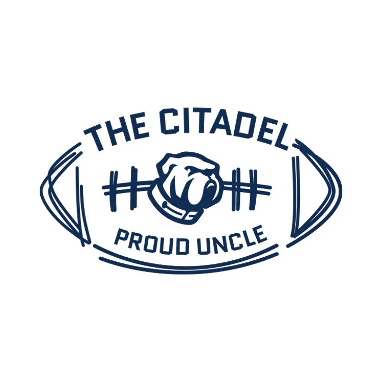 The Citadel Bulldog Proud Uncle Unisex Sponge Fleece Drop Shoulder Sweatshirt