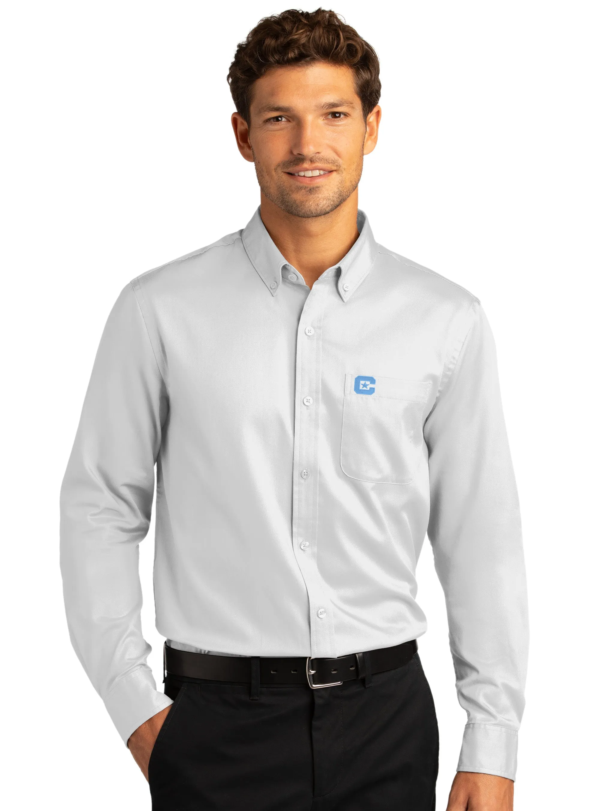 The Citadel C Long Sleeve Twill Shirt