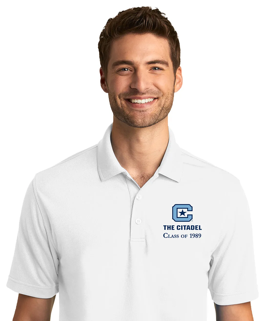 The Citadel, C Star, Class of 1989, UV Micro-Mesh Polo Shirt