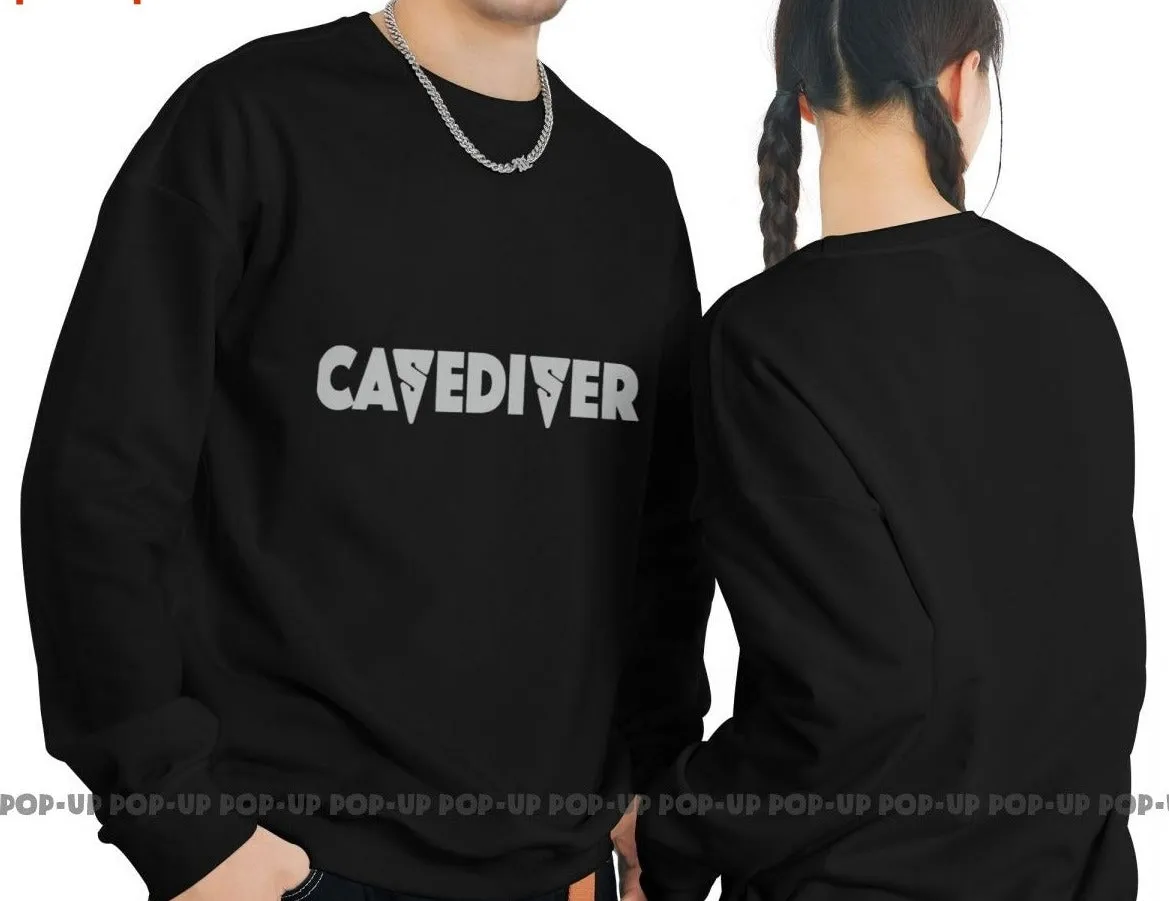 Unisex Pullover Sweatshirt: Cavediver