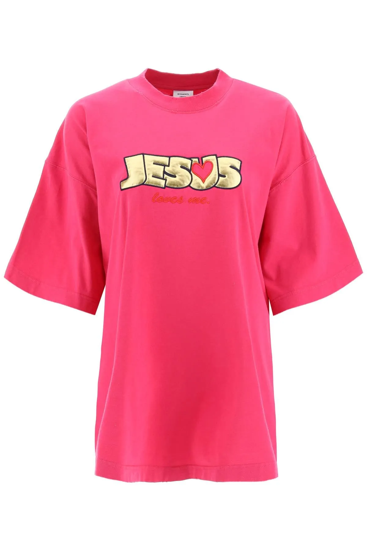 Vetements 'jesus loves you' oversized t-shirt