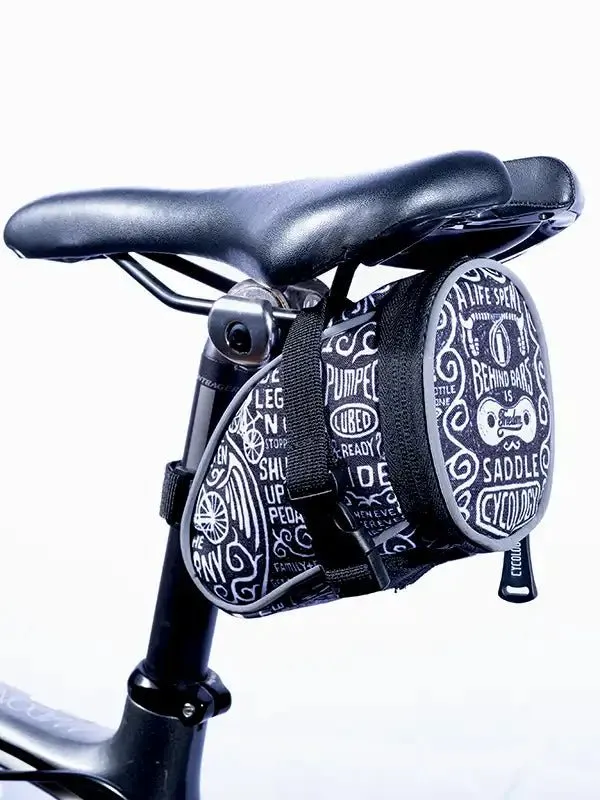 Wisdom Black Saddle Bag