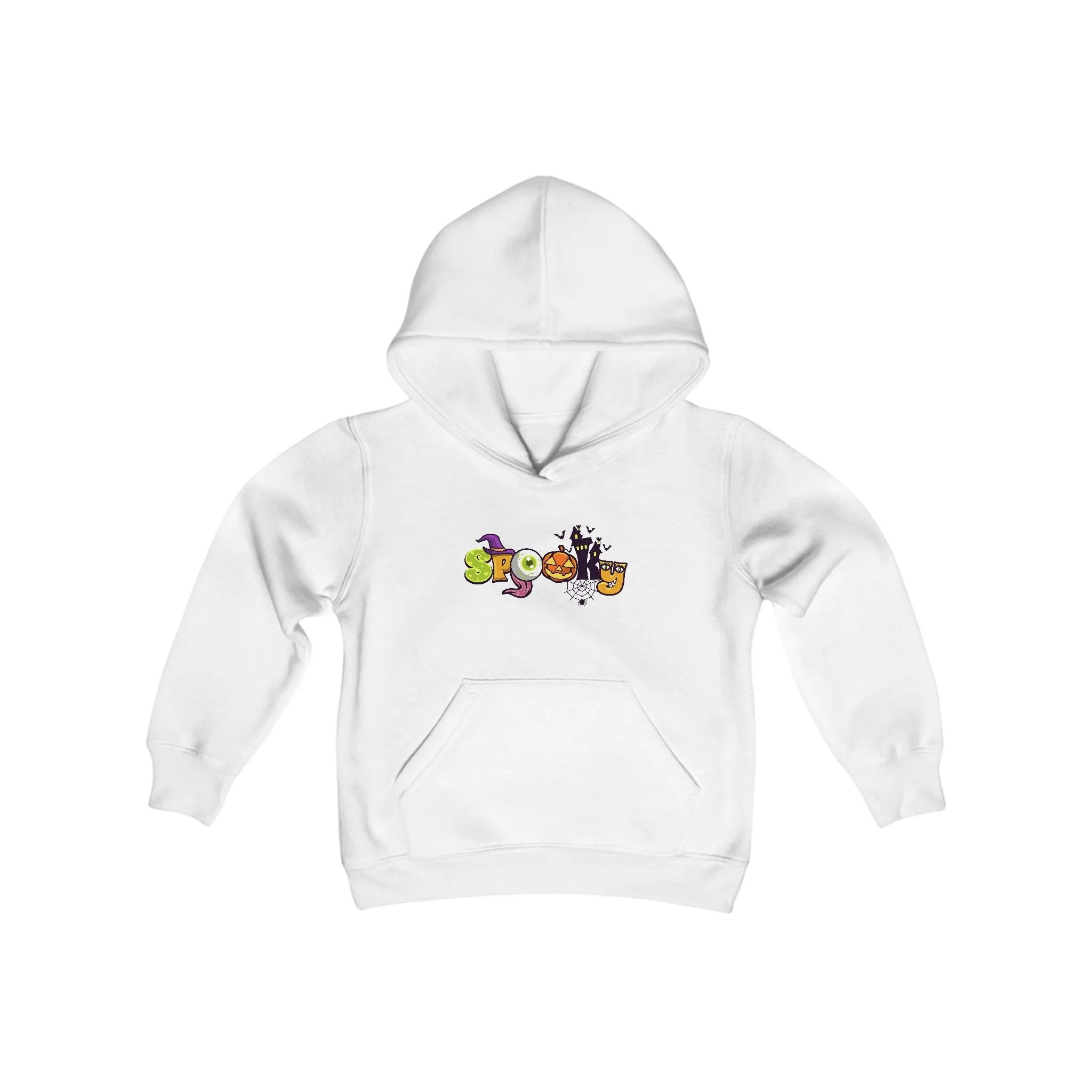 Youth Heavy Blend Hooded Sweatshirt: Spooky