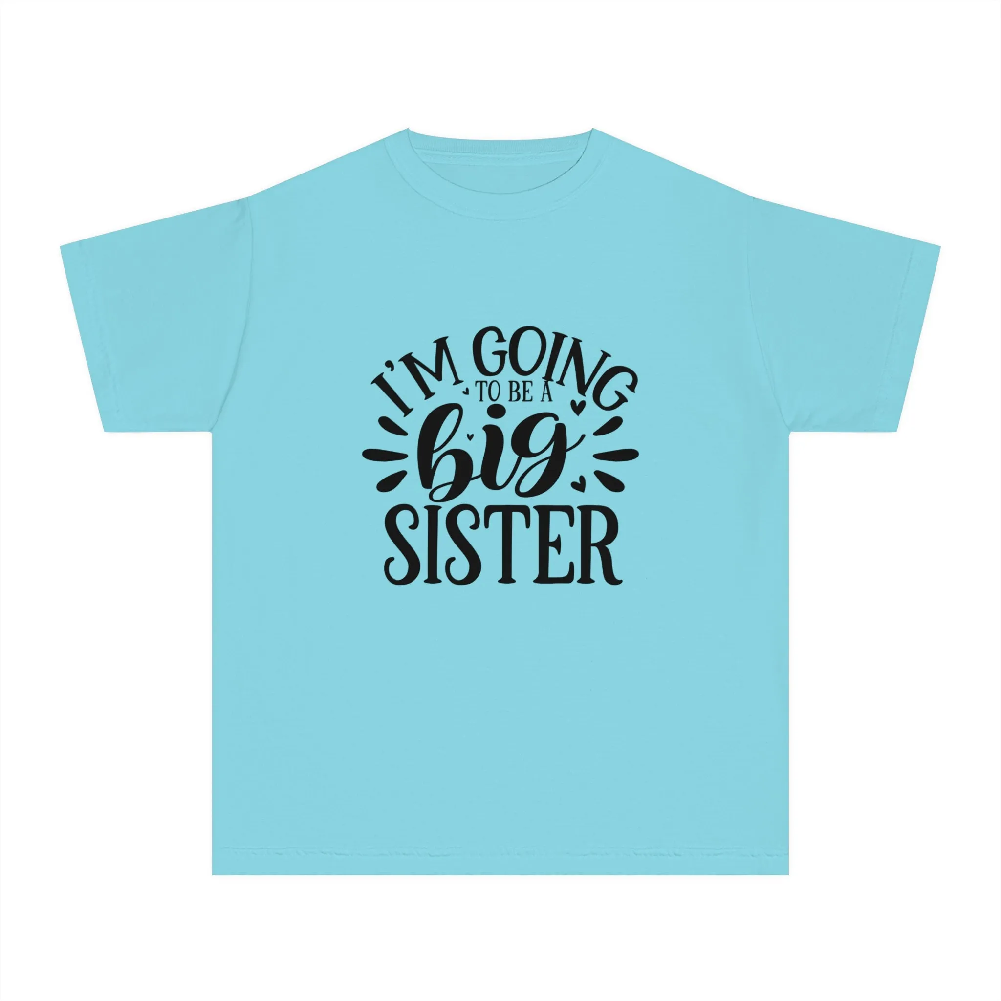 Youth Midweight T-shirt: Big sister tshirt