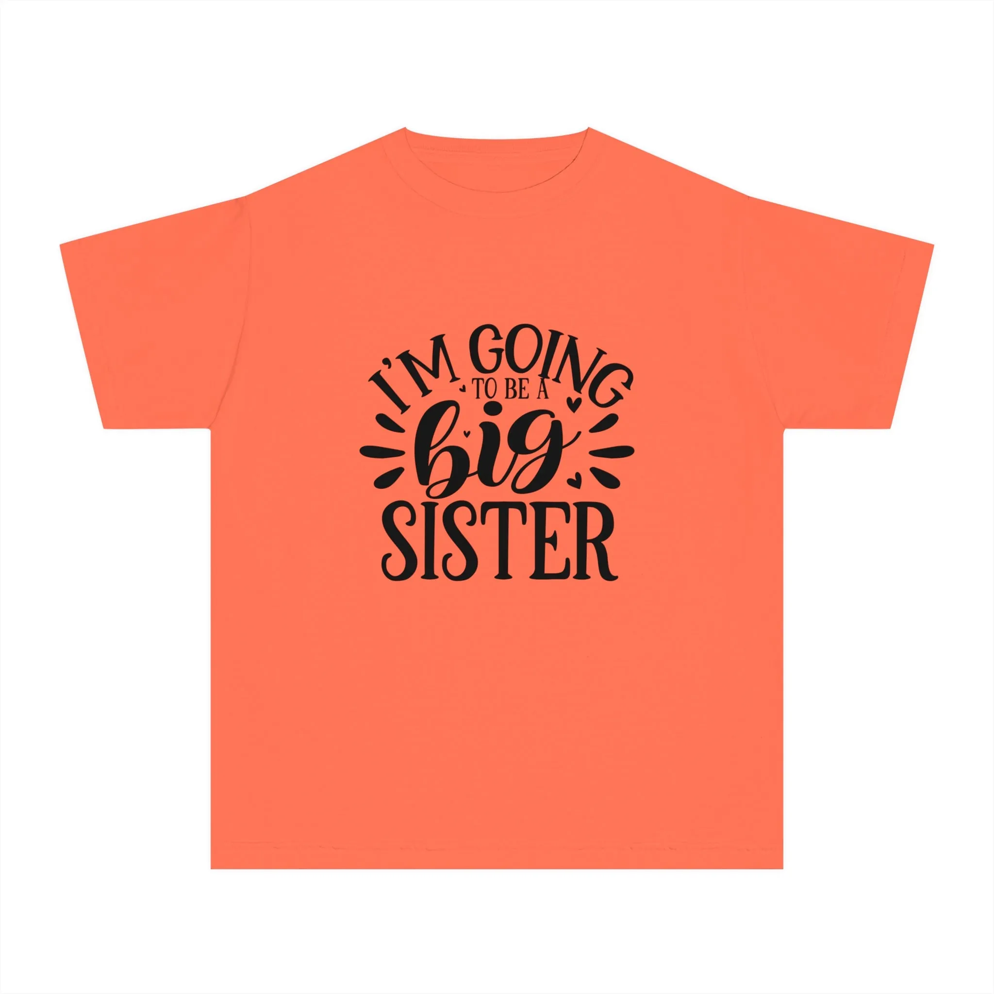 Youth Midweight T-shirt: Big sister tshirt