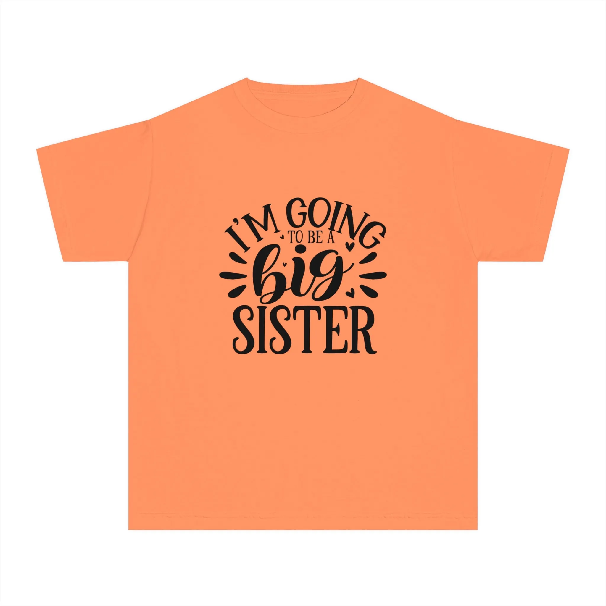 Youth Midweight T-shirt: Big sister tshirt