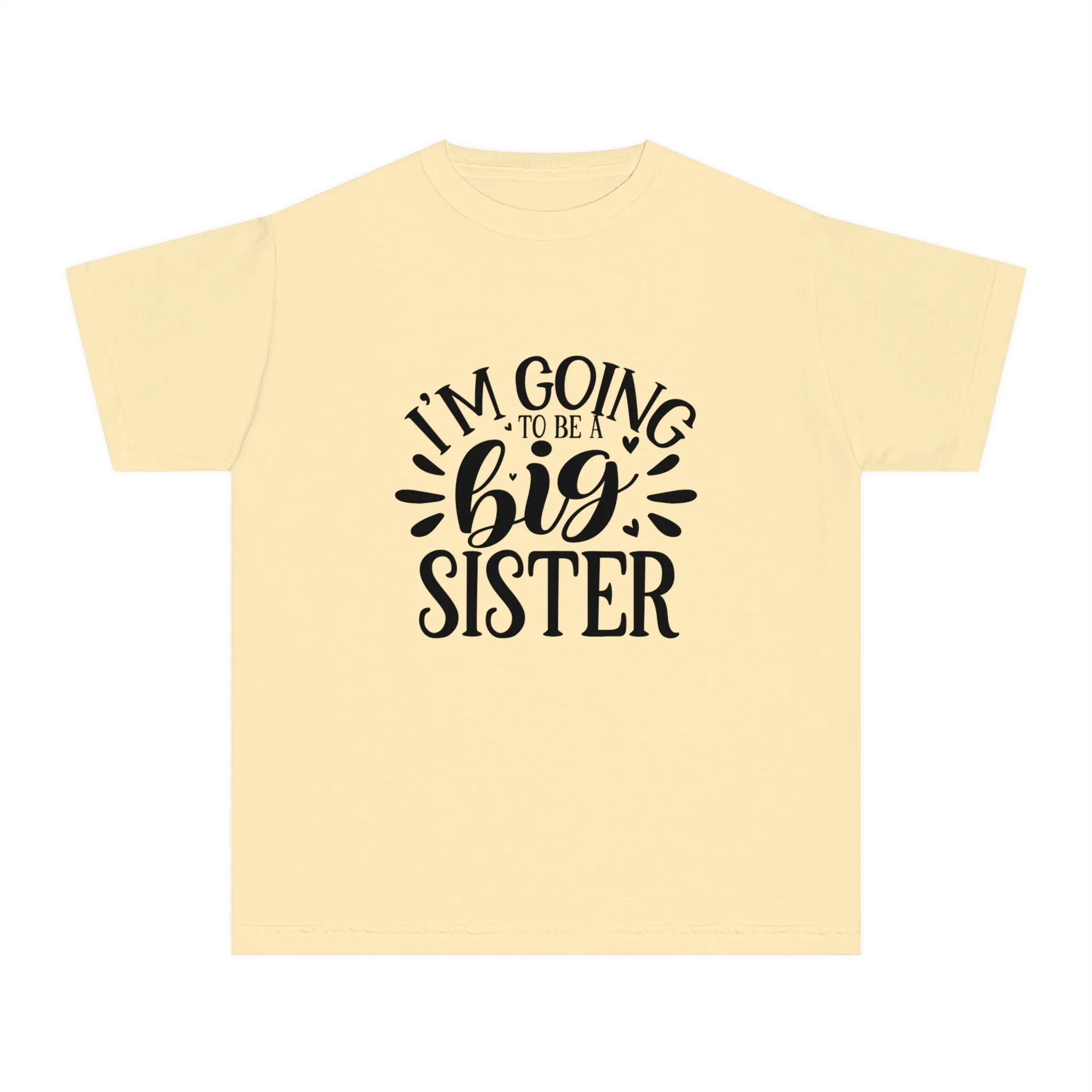 Youth Midweight T-shirt: Big sister tshirt