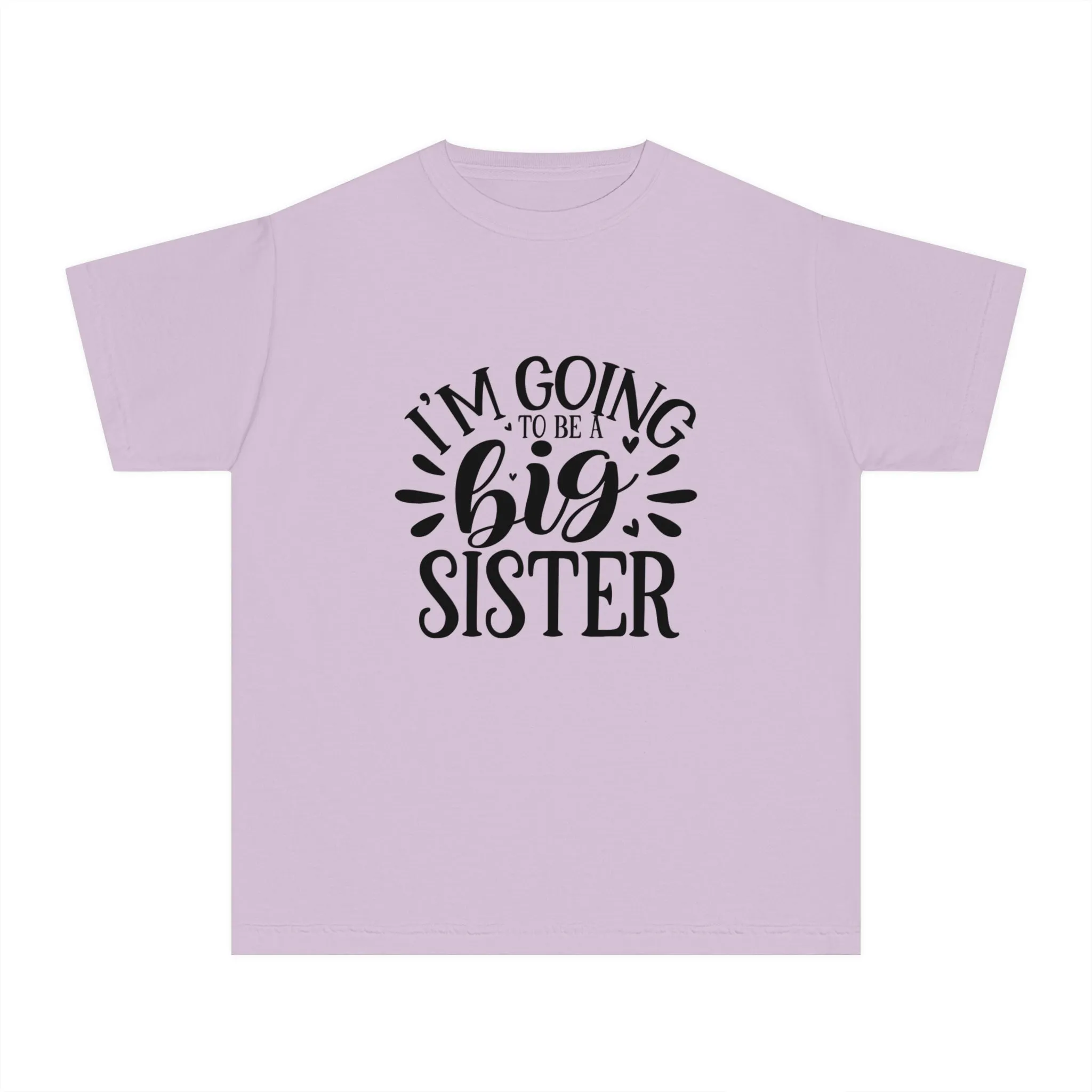 Youth Midweight T-shirt: Big sister tshirt