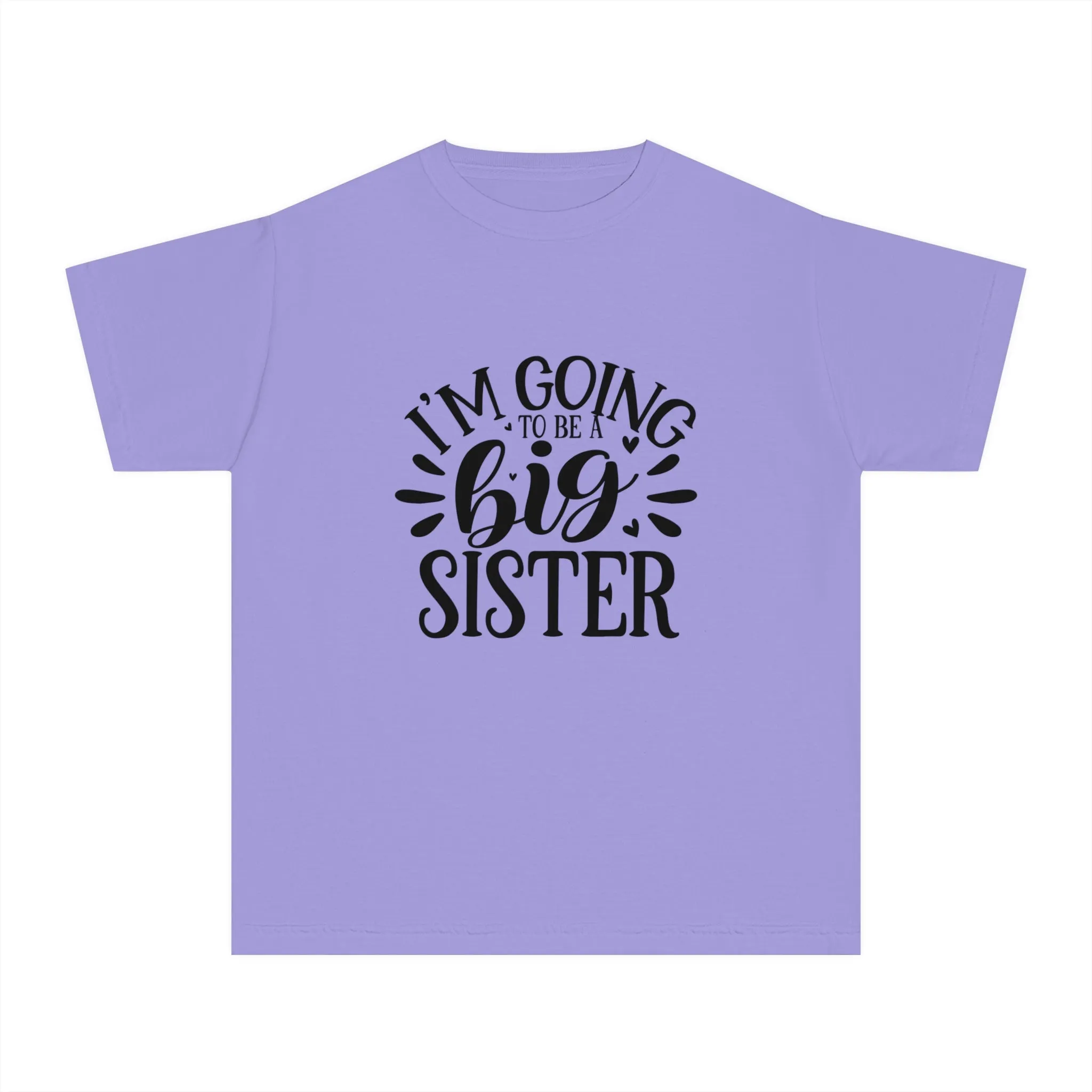 Youth Midweight T-shirt: Big sister tshirt