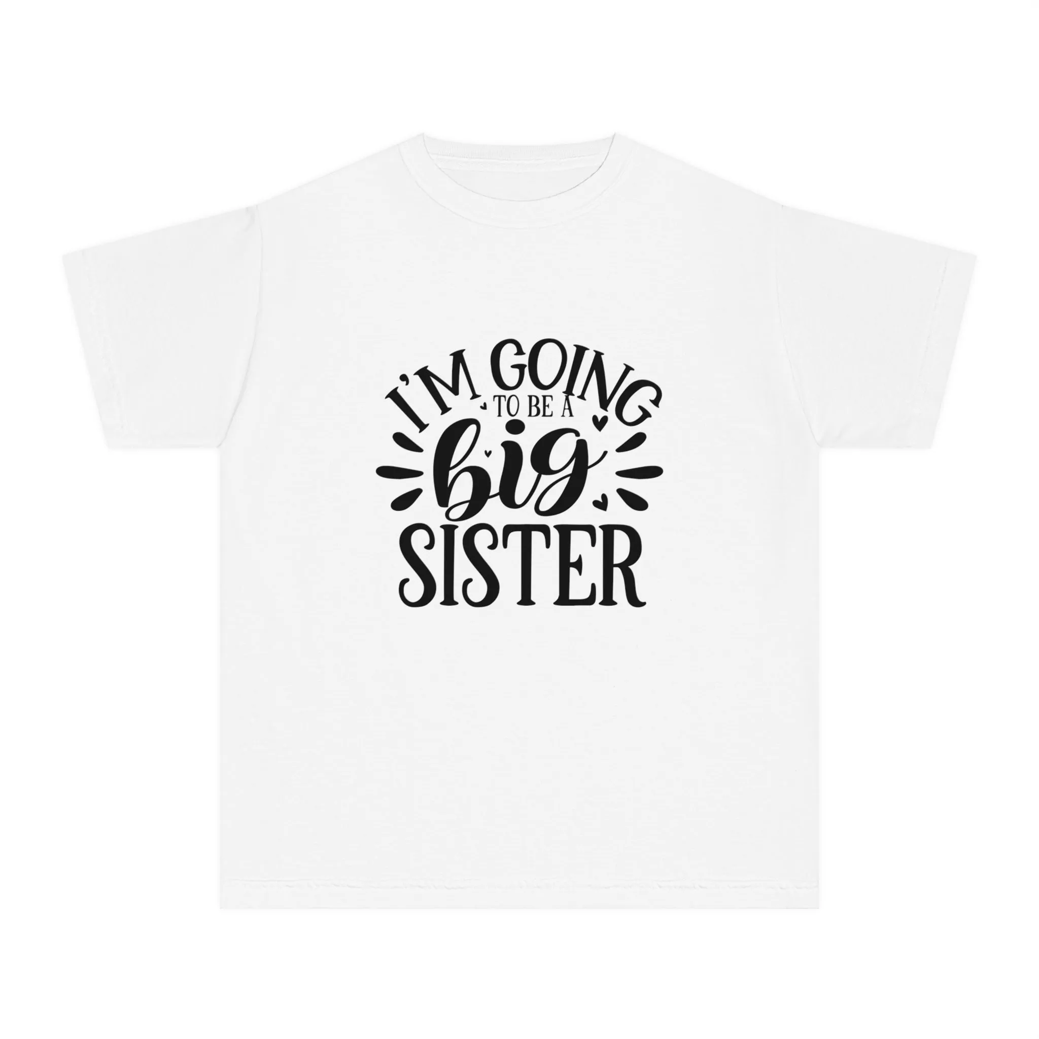 Youth Midweight T-shirt: Big sister tshirt