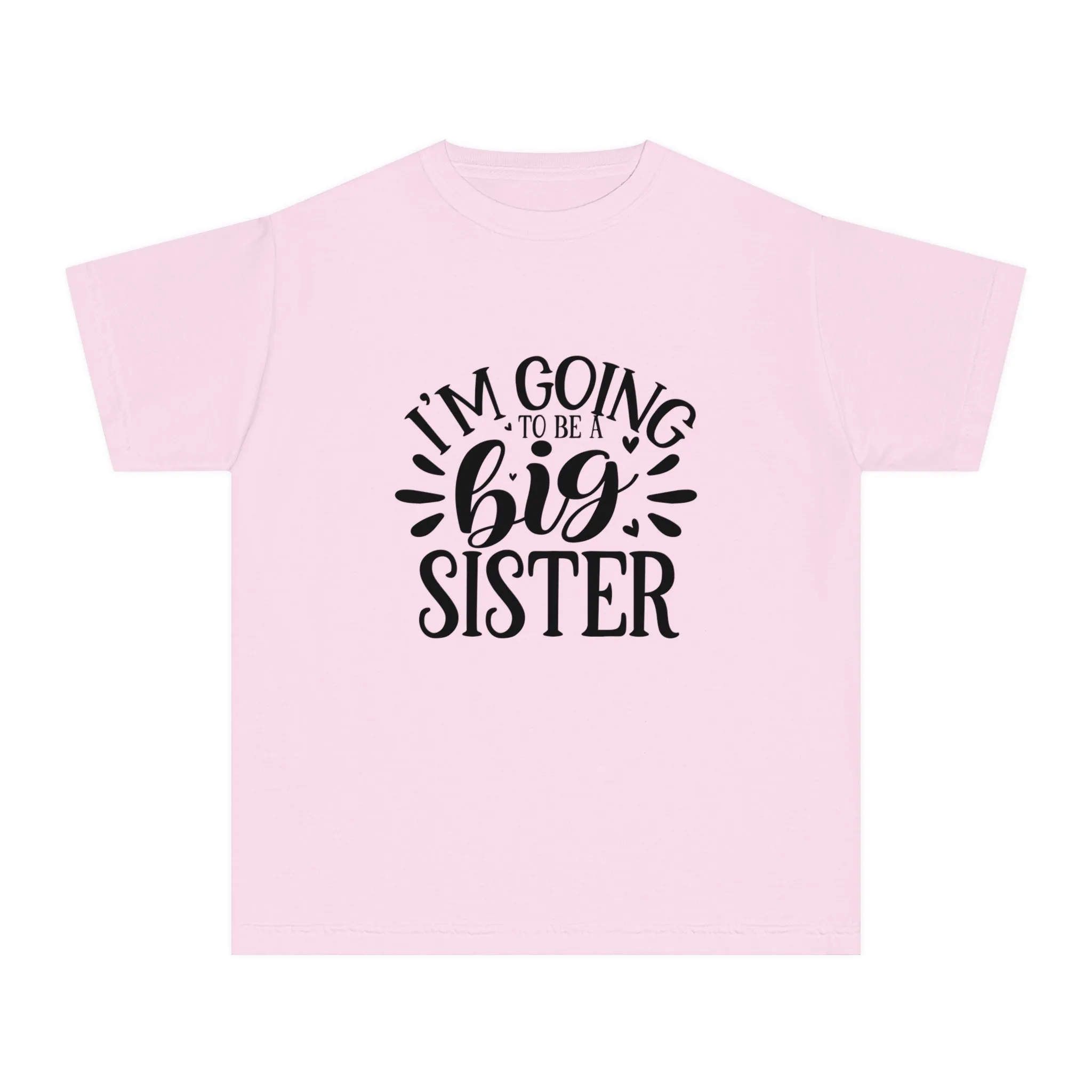 Youth Midweight T-shirt: Big sister tshirt