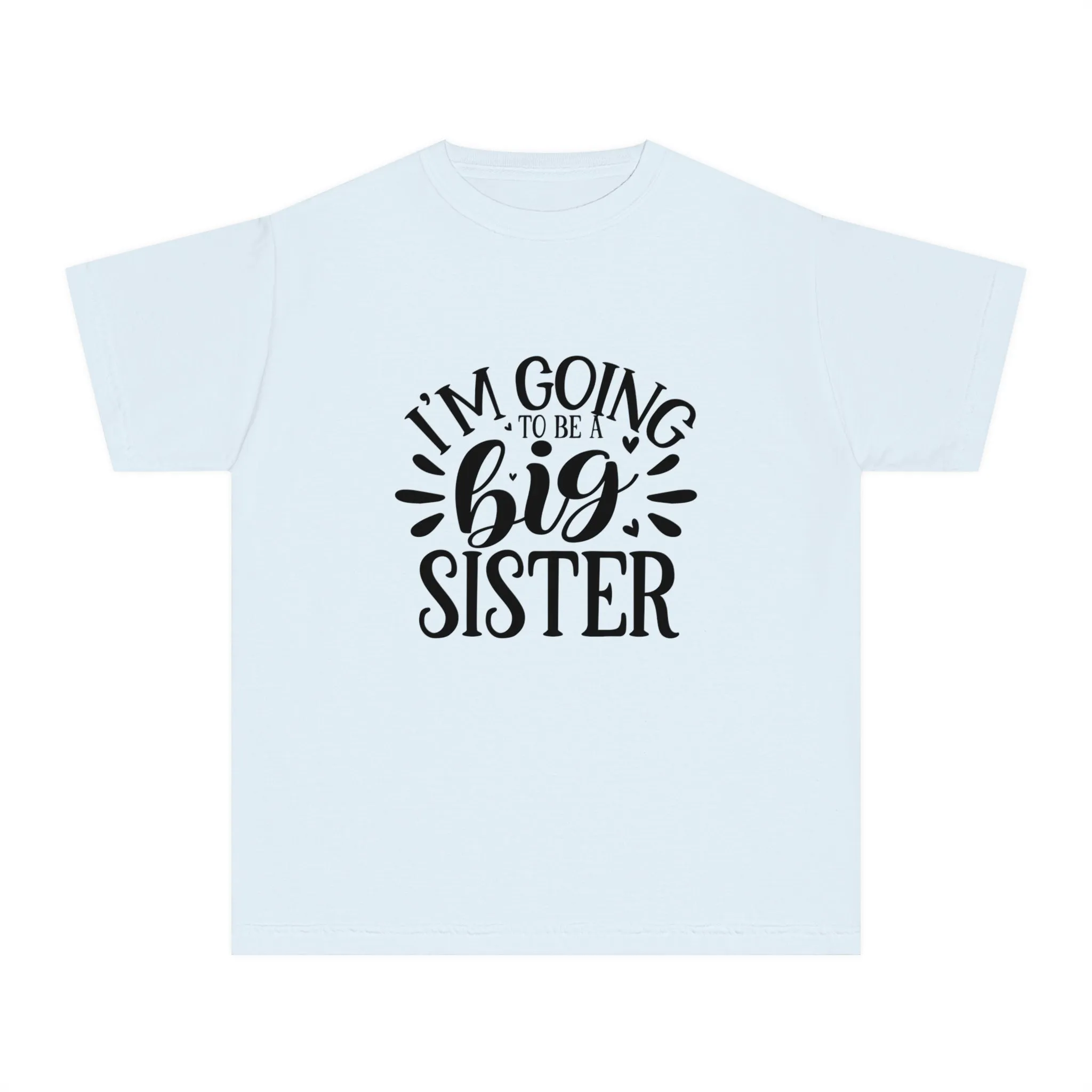 Youth Midweight T-shirt: Big sister tshirt