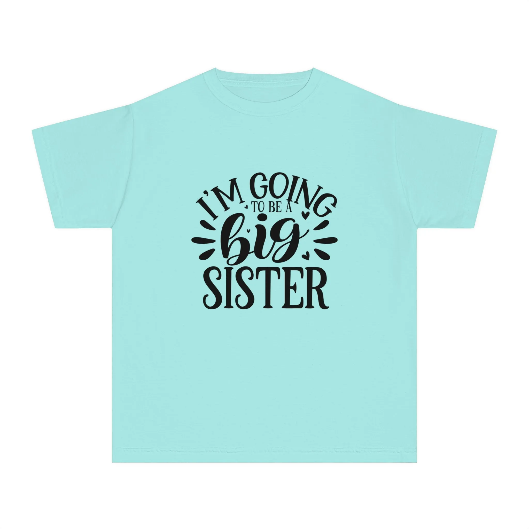 Youth Midweight T-shirt: Big sister tshirt