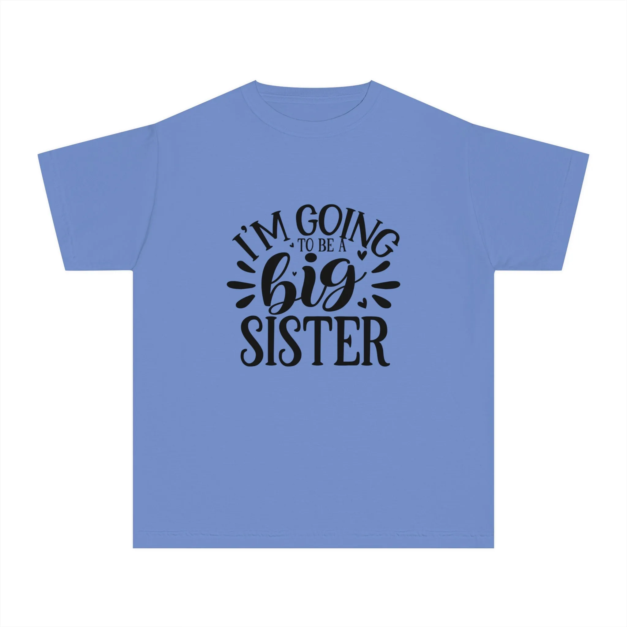 Youth Midweight T-shirt: Big sister tshirt