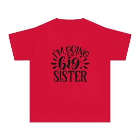 Youth Midweight T-shirt: Big sister tshirt