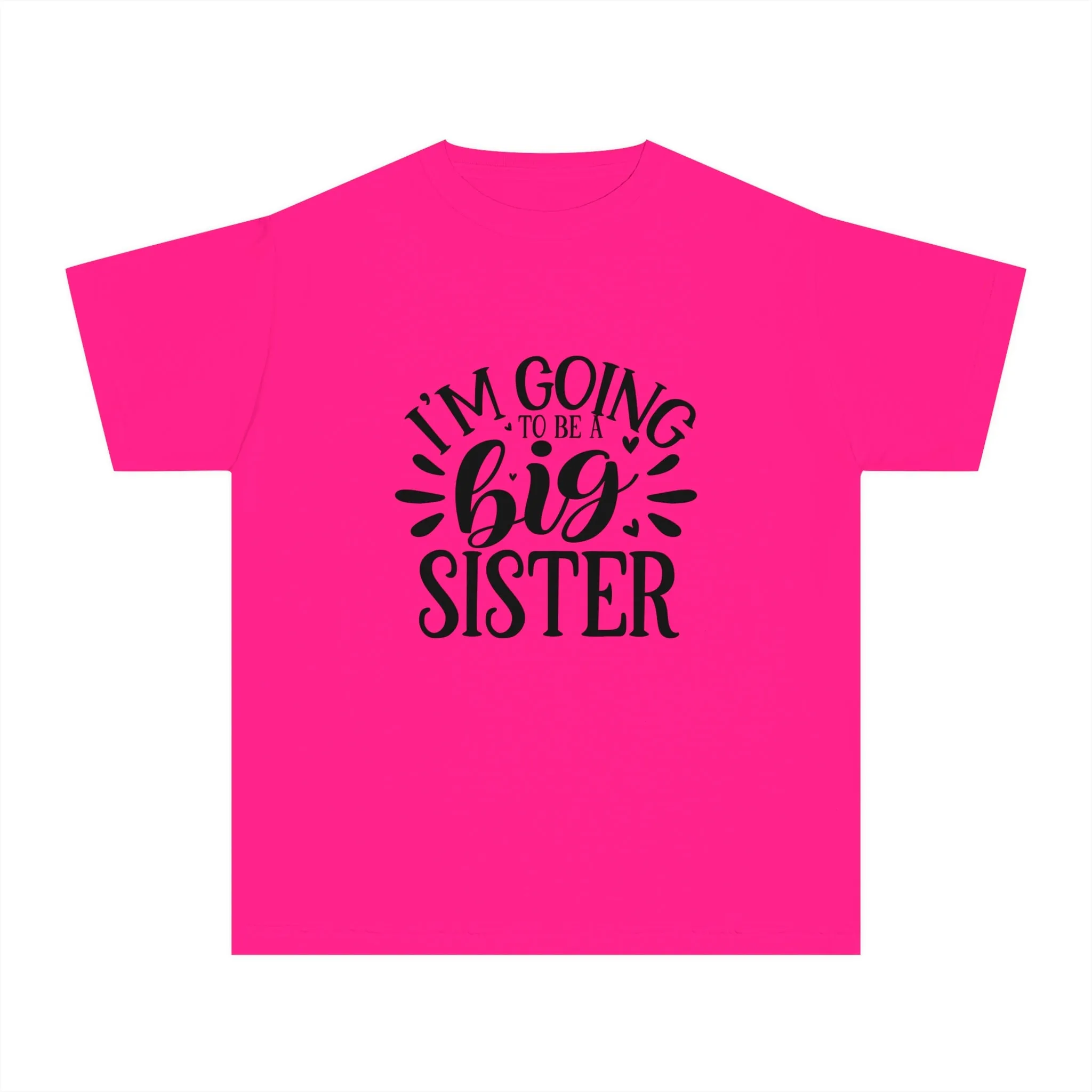 Youth Midweight T-shirt: Big sister tshirt