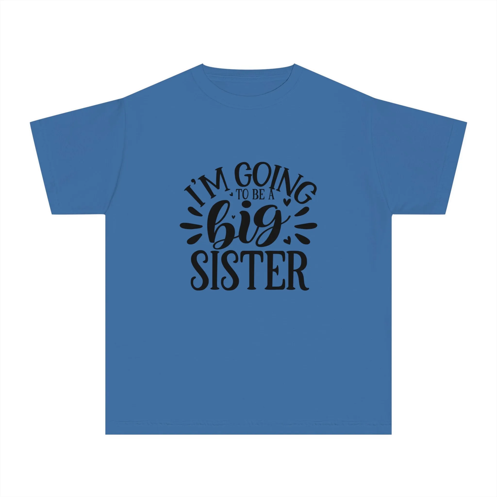 Youth Midweight T-shirt: Big sister tshirt