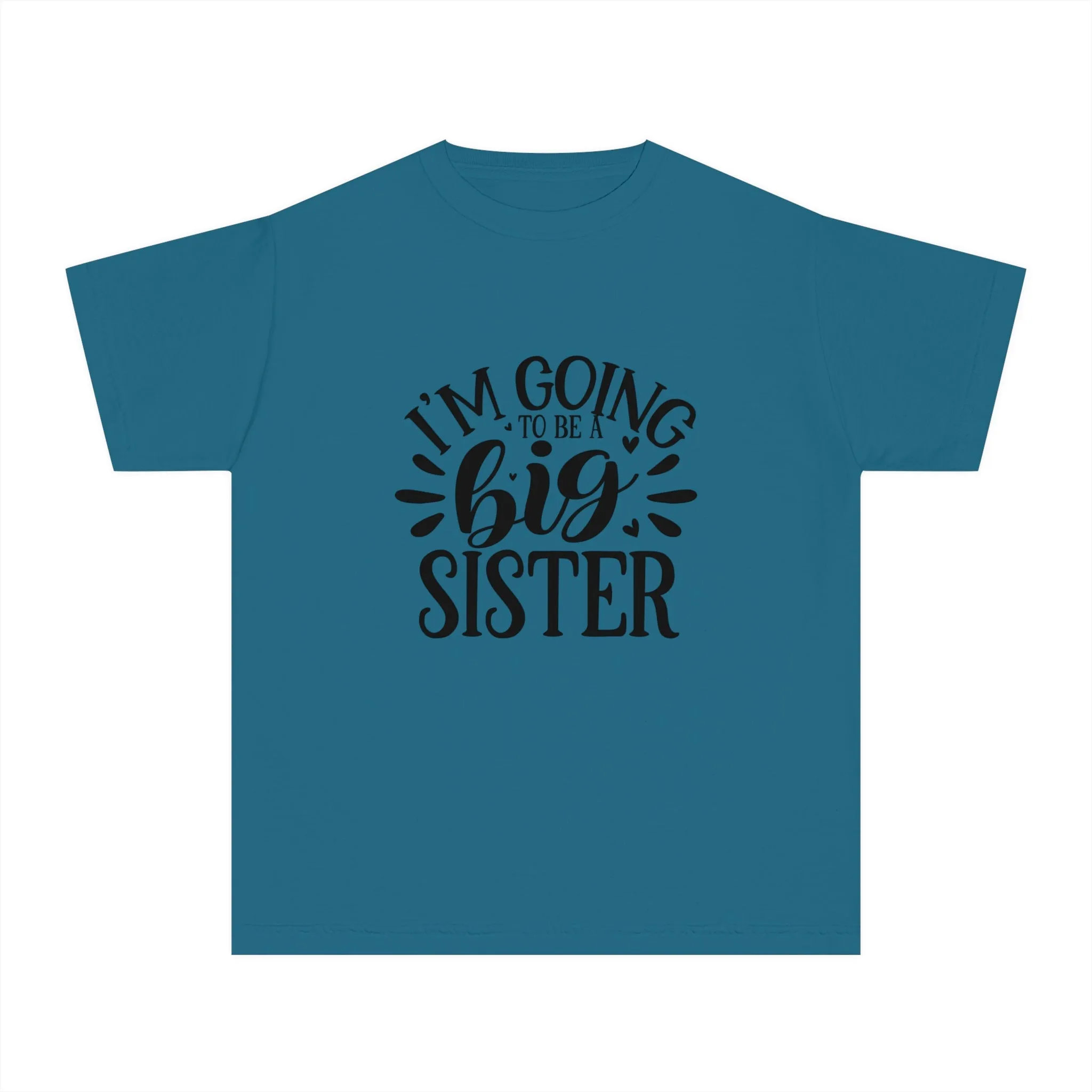 Youth Midweight T-shirt: Big sister tshirt