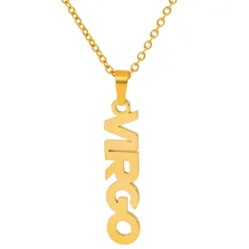 Zodiac Name Necklace - Virgo